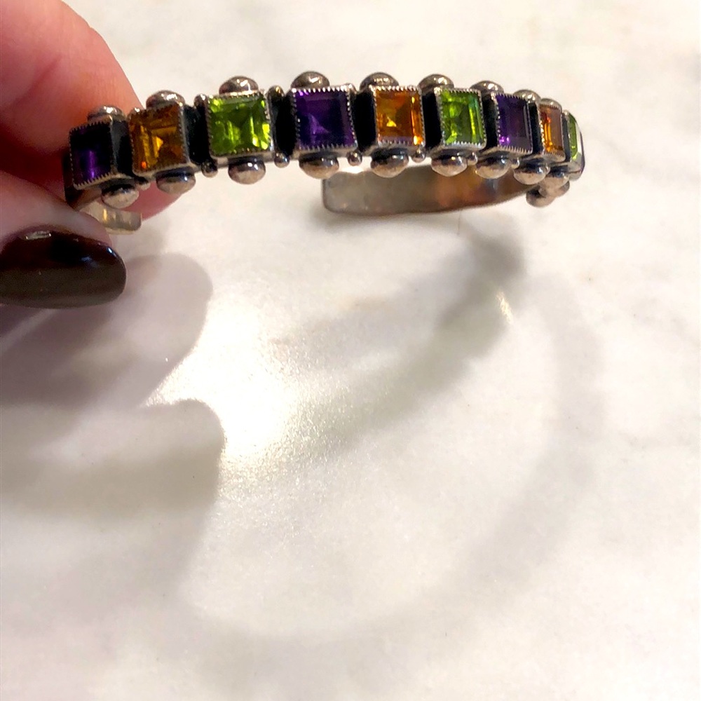 set made by very prominent jewelry designer Don Lucas. They are real gemstones.